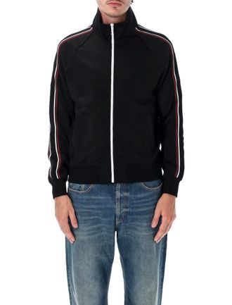Saint Laurent Black Mock Collar Jacket