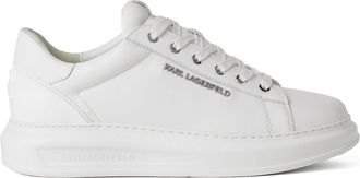 Karl Lagerfeld Ikon NFT Kapri leather sneakers - men - Calf Leather/Polyethylene vinyl acetate (PEVA)/Calf Leather/Fabric/Rubber - 41 - White