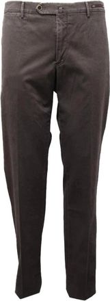 PT01 Super Slim Fit Katoenen Broek - Heren - Slim Fit Broeken - Grijs - 4XL - Katoen - Broeken