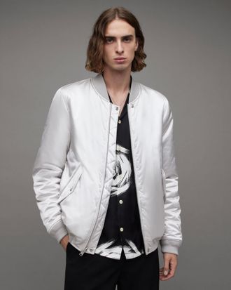 AllSaints Econyl Eris Reversible Bomber Jacket, Size: XS