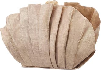Nina Womens Reef Clutch Bag In Light Gold