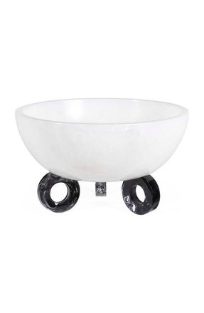 Jonathan Adler Mustique Disc Bowl in Black /White at Nordstrom