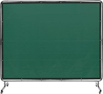 OEM Schwei&szlig;vorhang 1,8 X 2,4m Schwei&szlig;schutzvorhang Aus Flammhemmendem Vinyl Schwei&szlig;schutzwand Mit 4 Schwenkr&auml;dern Und Einem 6-stufigen Uv-schutz Schwei&szlig;er