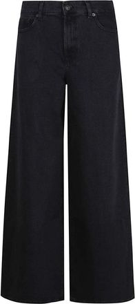7 For All Mankind High-Waisted Wide-Leg Jeans With Bold Cuffs