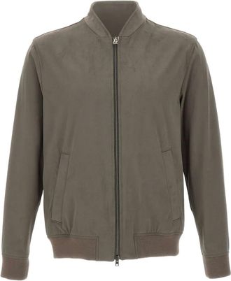 Herno Bomber con zip - Grigio
