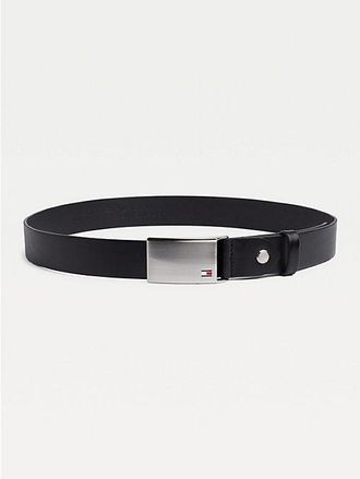 Tommy Hilfiger Adjustable Logo Plaque Belt