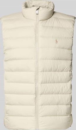 Polo Ralph Lauren Regular Fit Weste in Stepp-Optik in Sand, Größe XXL