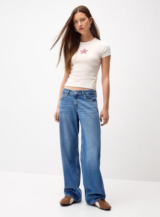 Levi's Womens Low-rise wide-leg jean