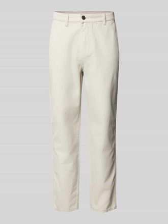 Only & Sons Regular Fit Stoffhose mit Teilungsn&auml;hten Modell LOU in Offwhite, Gr&ouml;&szlig;e 33/34