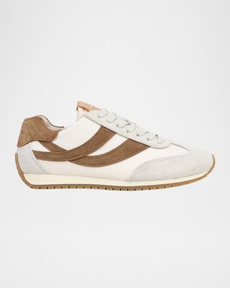Vince Oasis Mixed Leather Runner Sneakers