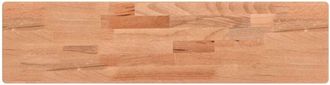 vidaXL Vidaxl - Estante De Pared Madera Maciza De Haya 80x20x4 Cm
