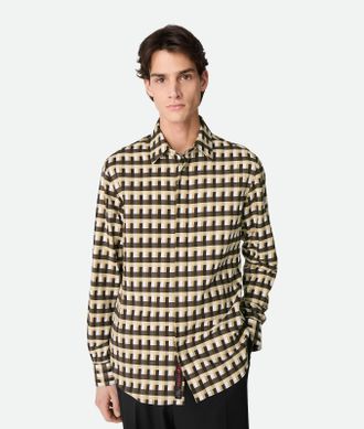 Bottega Veneta Cotton Check Shirt - Bottega Veneta