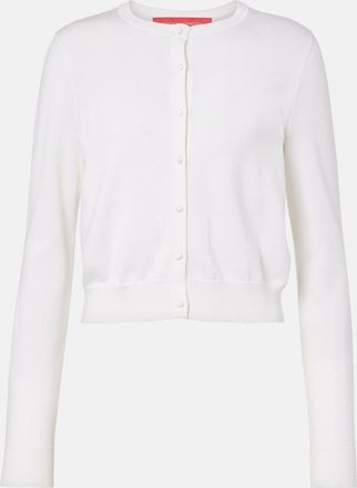 Carolina Herrera Cropped silk and cotton cardigan