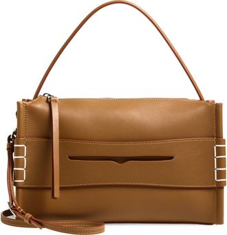 J.W.Anderson Small Loafer Leather Top Handle Bag in Tan at Nordstrom