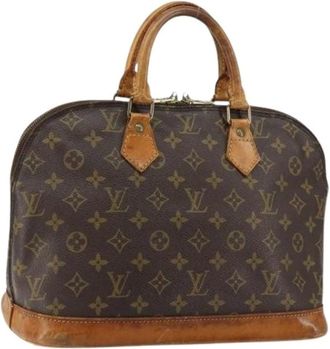 Louis Vuitton Pre-owned Handbags, female, Brown, Size: ONE SIZE Pre-owned Vintage Canvas Handbag