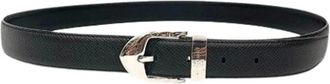 Louis Vuitton Pre-owned Vintage Leren Riem - Heren - Vintage Accessoires - Zwart - ONE Size - Leer - Vintage