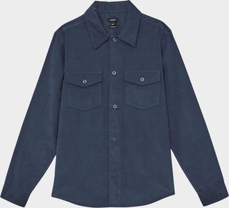 Reiss Mens Kai Cotton Corduroy Twin-Pocket Overshirt