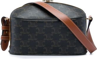Celine Pre-owned Celine Triomphe Coated Canvas Lunch Box Bag Ladies 7EKMGX63XRFVB9IP