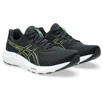 Asics Laufschuh ASICS GEL-CONTEND 9, Damen, Gr. 44,5, schwarz (schwarz, citron), Textil, Schuhe Laufschuh, mehr D&auml;mpfung