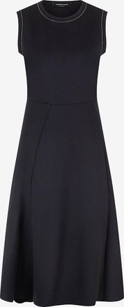 Fabiana Filippi &Auml;rmelloses Neopren-Midikleid Filo Diamant&eacute;