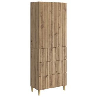 vidaXL Juego De Armarios 2 Uds. Roble Artisan Madera De Ingenier&iacute;a Vidaxl