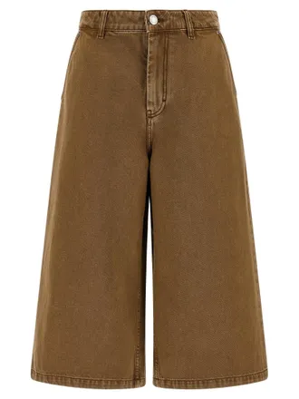 Ami Cotton Bermuda Womens Shorts