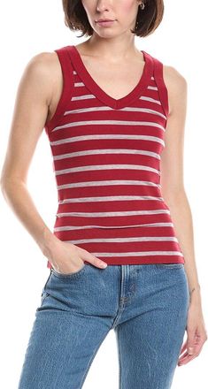 Michael Stars Maya Stripe V-Neck Tank