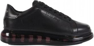Karl Lagerfeld Kapri Kushion Lo Lace - Heren - Sneakers - Zwart - 40 EU - Leer - Schoenen
