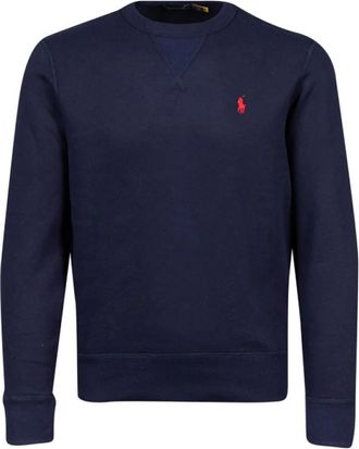 Ralph Lauren Klassieke Crewneck Sweater - Heren - Sweatshirts - Blauw - 2XL - Katoen - Hoodies & sweatvesten