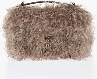 Burberry Borsa in Shearling con Catena Burberry