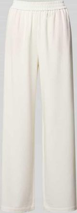 s.Oliver Black Label Regular Fit Weite Hose mit Viskose-Anteil in Weiss, Gr&ouml;&szlig;e 34