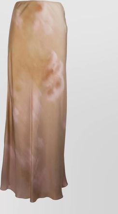 Fabiana Filippi high waist satin skirt side slit