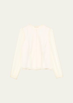Ulla Johnson Lucette Long-Sleeve Blouse