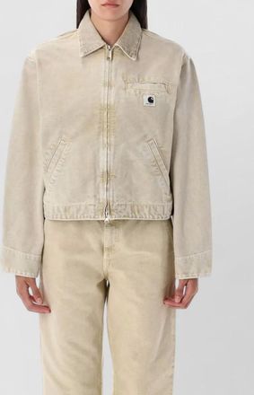 Carhartt Work in Progress organic cotton cropped jacket