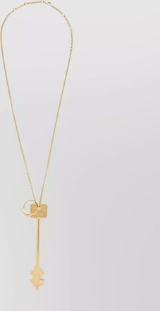 Paco Rabanne chain necklace featuring a key pendant