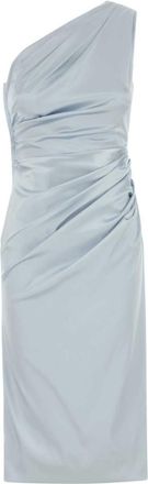 Dolce & Gabbana Light Grey One Shoulder Dress
