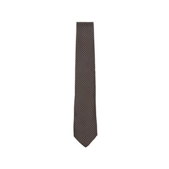 Canali Geometric-pattern Floral-motif Tie