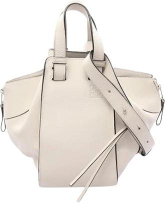 Loewe Pre-owned Handbag - Dames - Vintage Handtas - Wit - ONE Size - Leer - Vintage
