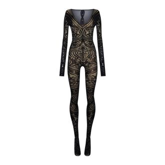 Wolford Paisley Tattoo Catsuit