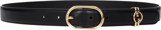 Gucci Damens Lederg&uuml;rtel Schwarz