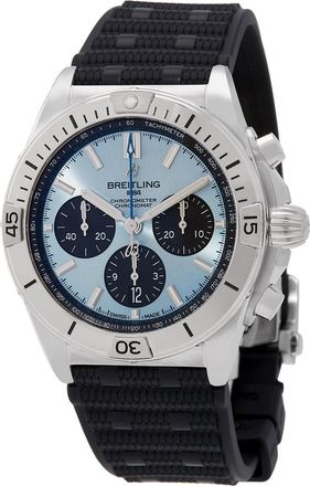 Breitling Pre-owned Breitling Chronomat B01 Chronograph Automatic Blue Dial Mens Watch PB0134101C1S2