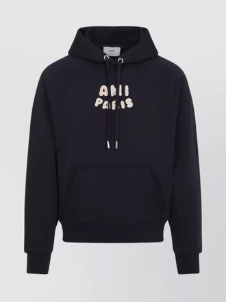Ami boxy hoodie with kangaroo pockets