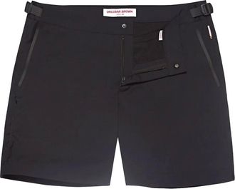 Orlebar Brown Costume da bagno Bulldog con dettaglio a righe - Blu