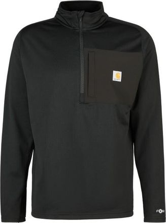 Carhartt Work in Progress Mock Neck Half-Zip T-Shirt Longsleeve f&uuml;r Herren | schwarz