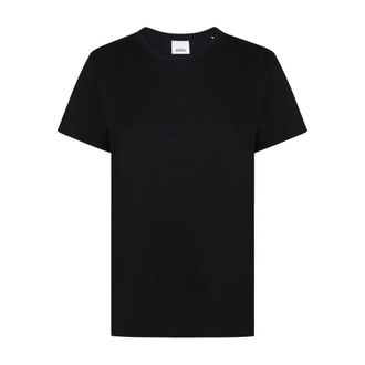Isabel Marant T-Shirts, female, Black, S, Black Vidal T-Shirt with Logo Print