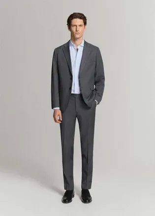 Mango Camicia completo slim-fit 100% cotone righe blu - Uomo - XXL - MANGO MAN