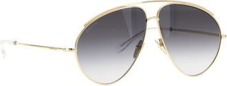 Gucci Gradient Lens Aviator Sunglasses - Gold