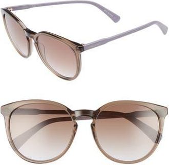 Longchamp 56mm Round Sunglasses in Turtledove/violet at Nordstrom Rack