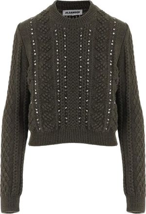 Jil Sander Mujer, Jerseys, Verde, Talla: S