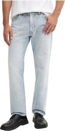 Levi's 555 Relaxed Straight - Heren - Regular Fit Jeans - Blauw - W34 L32 - Katoen - Jeans